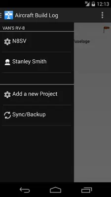 Aircraft Build Log android App screenshot 1