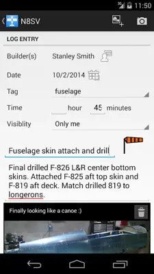 Aircraft Build Log android App screenshot 2